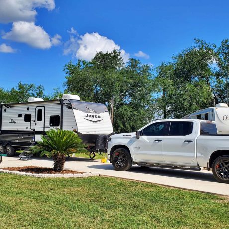 View of RV sites at Hidden Valley RV Park