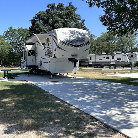 View of RV sites at Hidden Valley RV Park