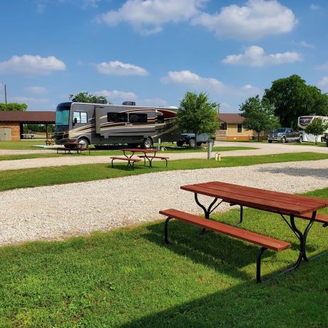 View of RV sites at Hidden Valley RV Park