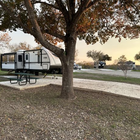 View of RV sites at Hidden Valley RV Park