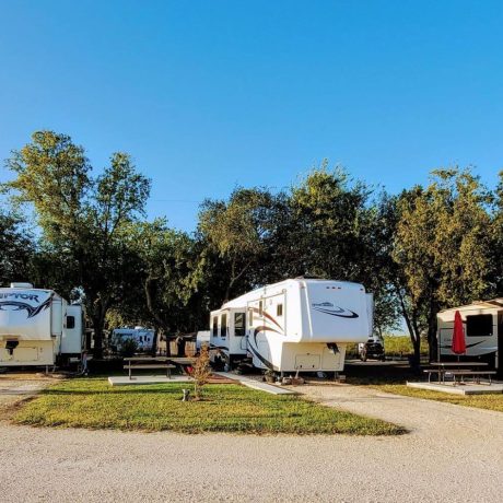 View of RV sites at Hidden Valley RV Park