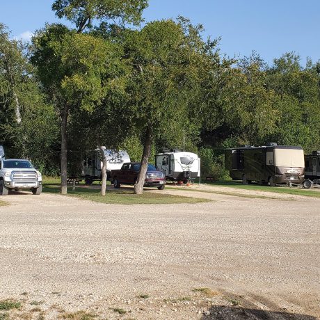 View of RV sites at Hidden Valley RV Park