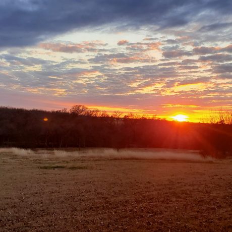 Beautiful sunset at Hidden Valley RV Park